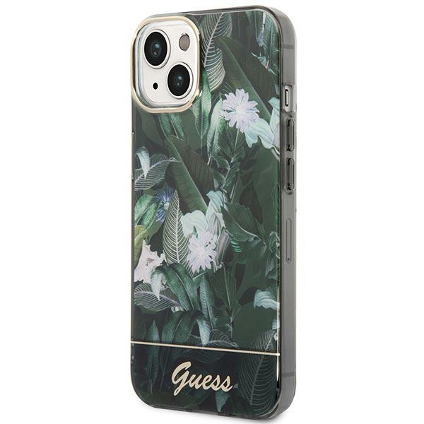Case Guess GUHCP14MHGJGHA iPhone 14 Plus 6.7" green/green hardcase Jungle Collection