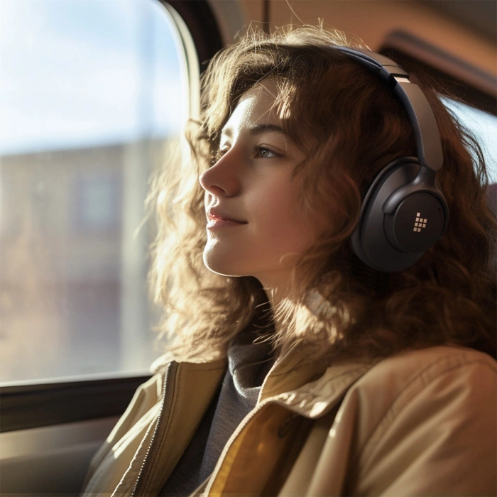 Tronsmart SOUNFII Q20S Hybrid ANC Kabellose Kopfhörer mit aktiver Geräuschunterdrückung - Schwarz