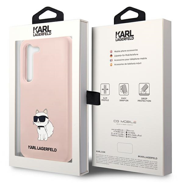 Obal Karl Lagerfeld Silicone Nft Choupette - Obal Samsung Galaxy S23 Plus (růžový) Case