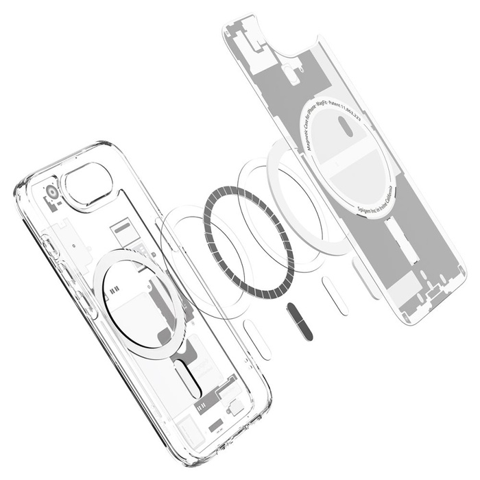 SPIGEN ULTRA HYBRID MAG MAGSAFE IPHONE 16E ZERO ONE WEISS