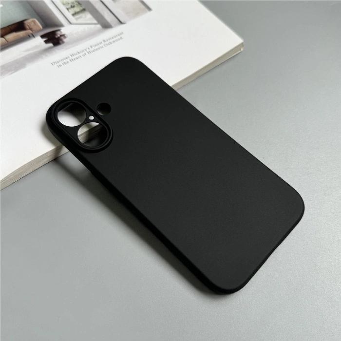 Softcase für iPhone 16 Plus – Schwarz