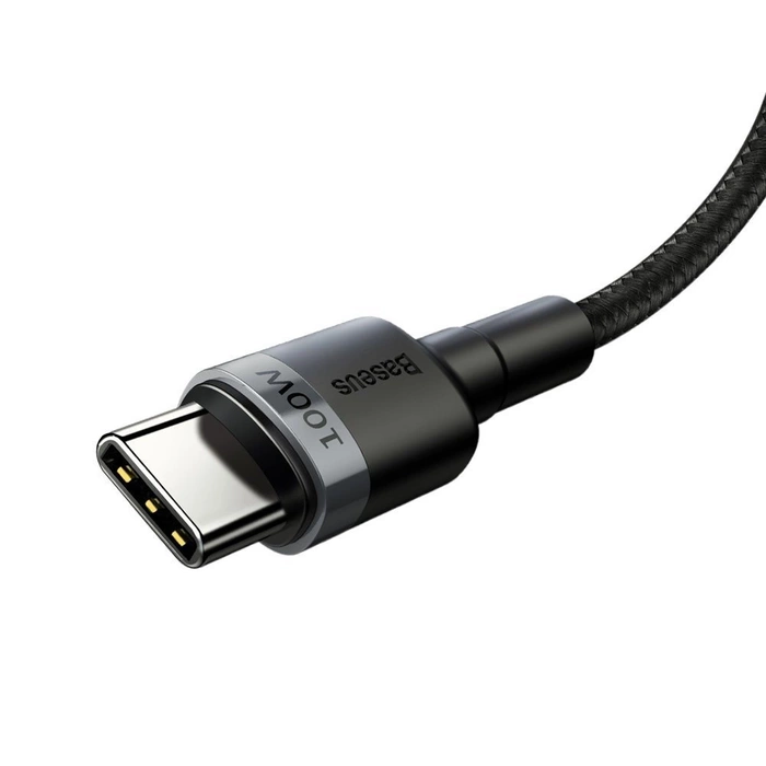 Baseus CATKLF-ALG1 USB-C – USB-C PD QC-Kabel 100 W 5 A 2 m – grau