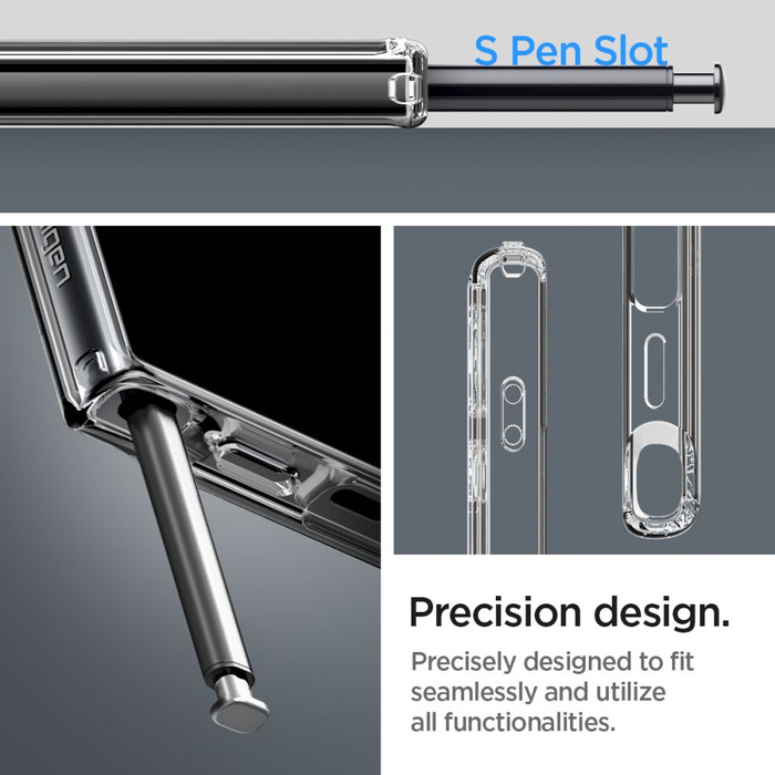 Case Spigen Ultra Hybrid Onetap Ring MagSafe Samsung Galaxy S24 Ultra White Case