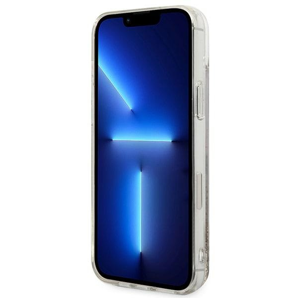 Guess GUOHCP14MGLHFLGO iPhone 14 Plus 6,7" gold/gold hartcase Glitter Charms