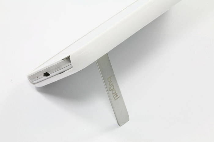 hülle BUGATTI Cliponhülle Samsung Galaxy S4 Weiß