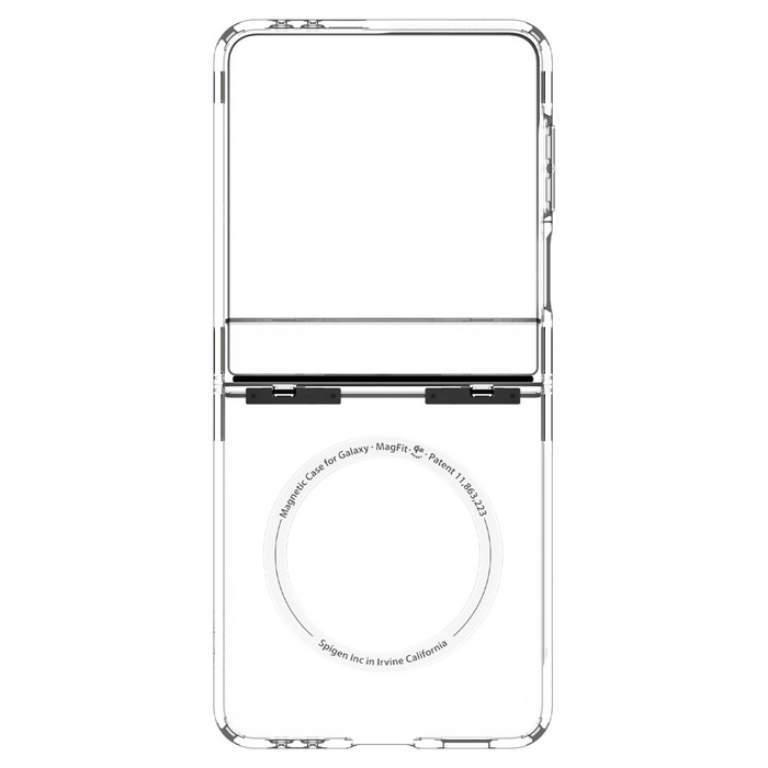 SPIGEN ULTRA HYBRID PRO MAG MAGSAFE GALAXY Z FLIP 7 TRANSPARENTE/BLANCO
