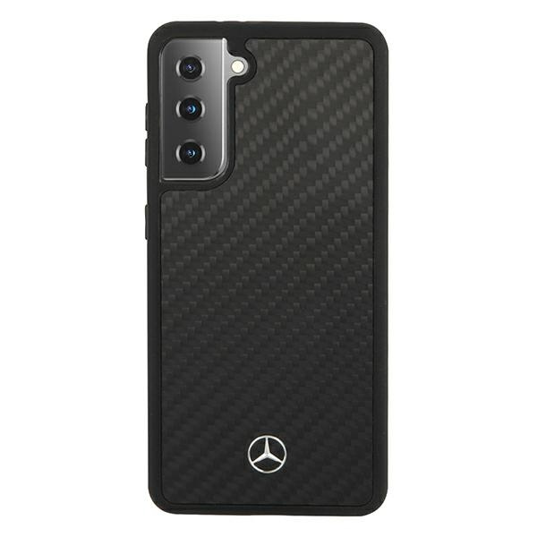 MERCEDES Samsung Galaxy S21 G991 Dynamic Line Tasche MEHCS21SRCABK Schwarz HardHülle