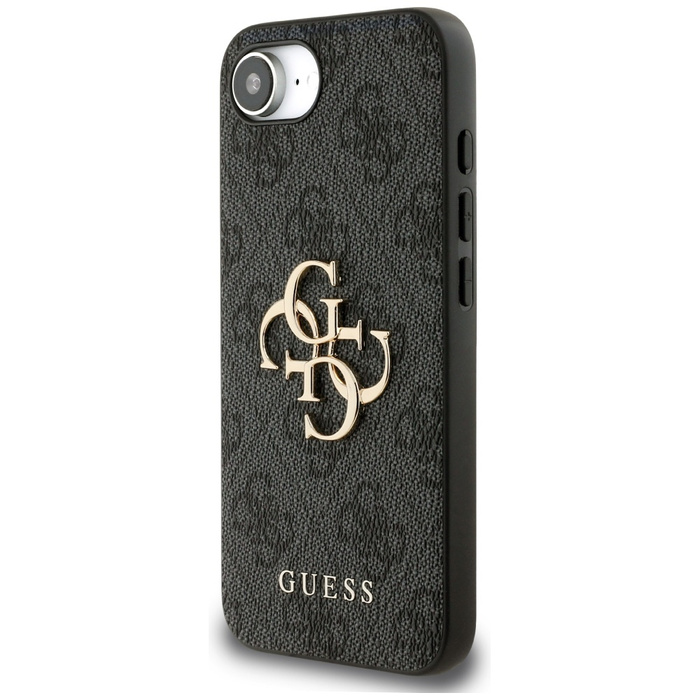 Etui Guess 4G Big Logo do iPhone 16e     czarny