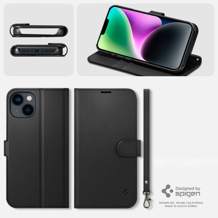 Spigen Wallet S IPhone 14 SCHWARZ