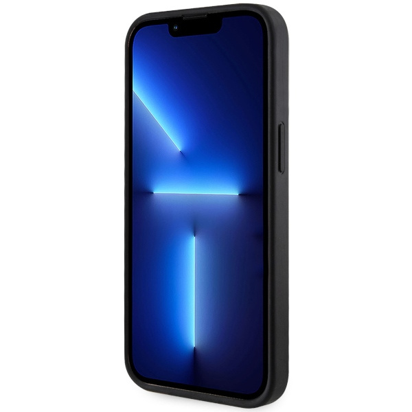 Hülle Guess GUHMP14MP4RPSK iPhone 14 Plus 6,7" schwarz/schwarz hartcase 4G Printed Stripes MagSafe Case