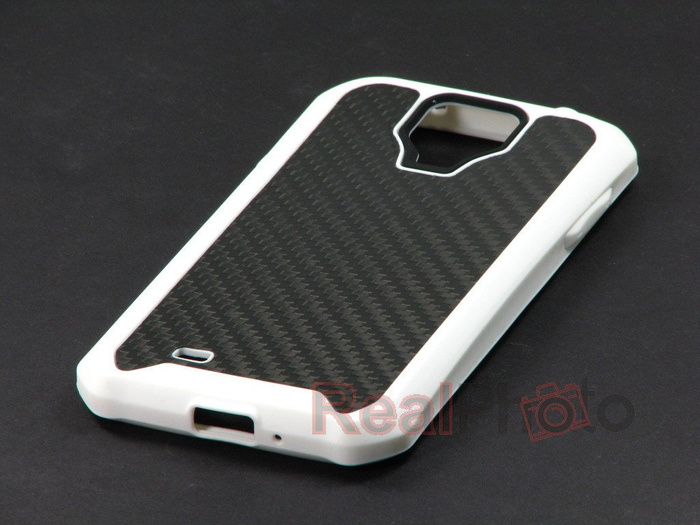 Funda Samsung Galaxy S4 I9500 ITSKINS Atom Sheen Carbon White