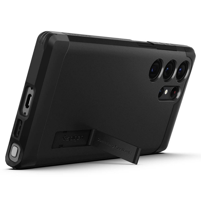 Case Spigen Tough Armor GALAXY S23 ULTRA BLACK