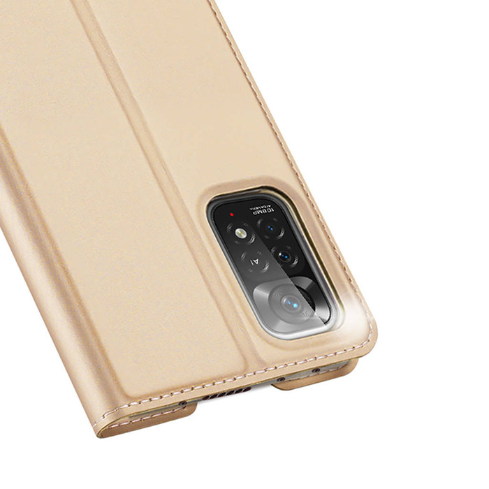 Dux Ducis Skin Pro Holster Cover Flip Cover für Xiaomi Redmi Note 11 Pro + 5G / 11 Pro 5G / 11 Pro gold