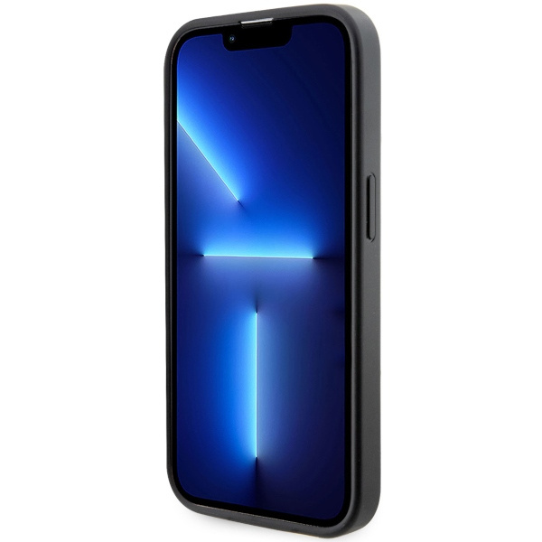 Funda Guess GUHMP14LP4RPSK iPhone 14 Pro 6.1" negro/negro durocase 4G Rayas impresas MagSafe Case