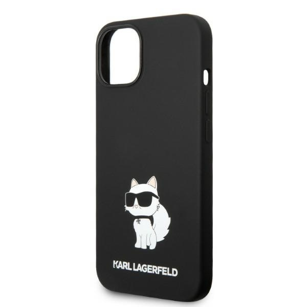 Karl Lagerfeld KLHMP14MSNCHBCK iPhone 14 Plus 6,7" hardcase black/black Silicone Choupette MagSafe