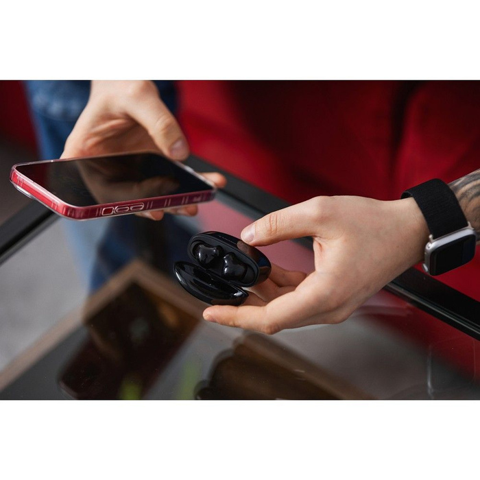 Słuchawki bezprzewodowe douszne Forcell F-Audio TWS Clear Sound czarne