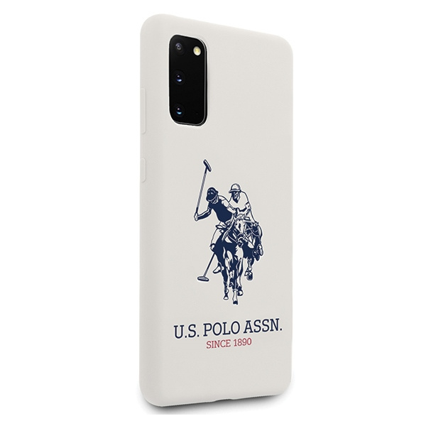 US POLO Samsung Galaxy S20 Silikon Kollektion Weiß Hülle