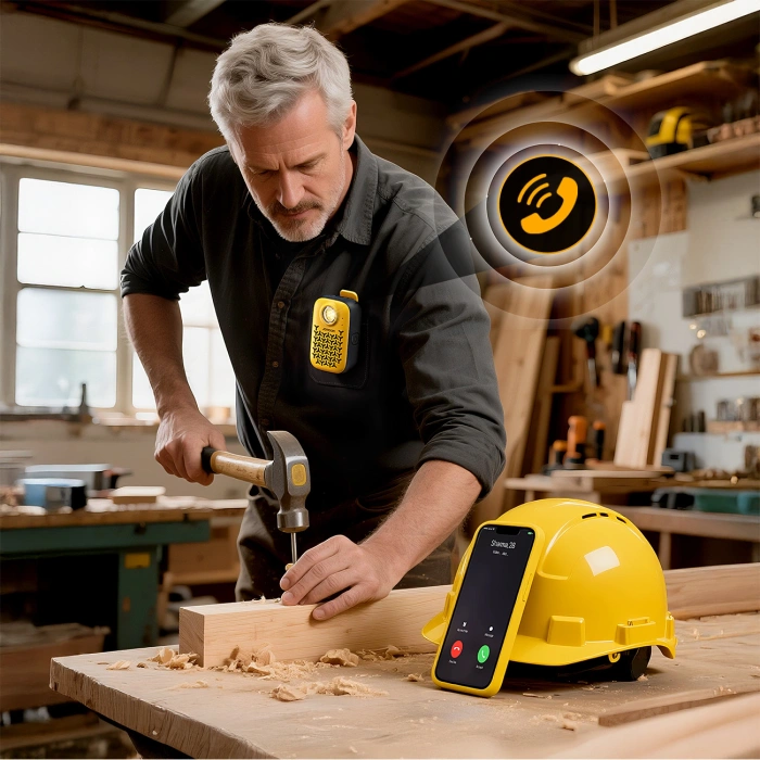 Głośnik Bluetooth Joyroom Maya JR-MS03 przenośny z wbudowaną latarką odporny - żółty