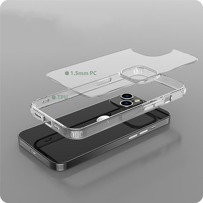 Funda Tech-protect Flexair Híbrido iPhone 15 Clear Case