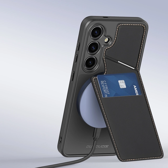 Custodia Rafi II Mag per Samsung S24 - nera