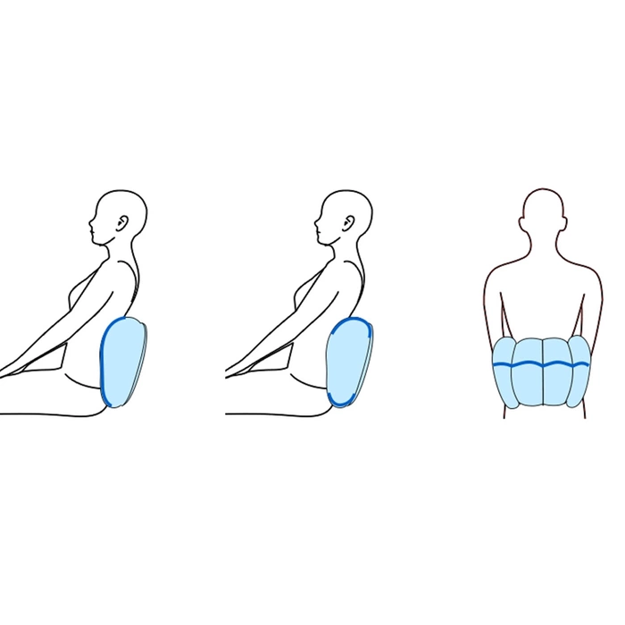 [B WARE] Baseus ComfortRide Auto-Kopfstützenkissen – Grau