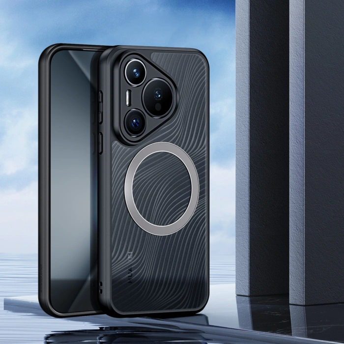 Etui Dux Ducis Aimo Mag z MagSafe na Huawei Pura 70 - czarne