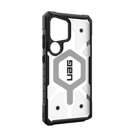 UAG Pathfinder Clear Magnet -  obudowa ochronna do Samsung Galaxy S25 Ultra 5G z wbudowanym modułem magnetycznym (ice/silver)