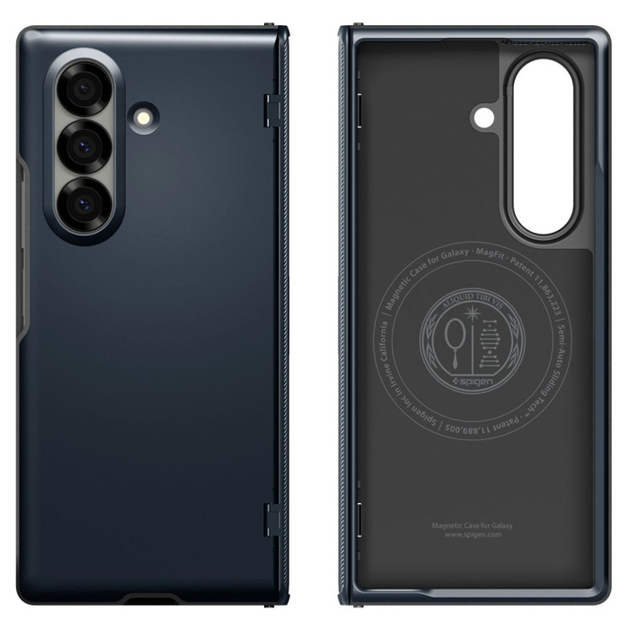COQUE SPIGEN SAMSUNG GALAXY Z FOLD 7 SLIM ARMOR PRO MAG MAGSAFE ARDOISE MÉTALLIQUE