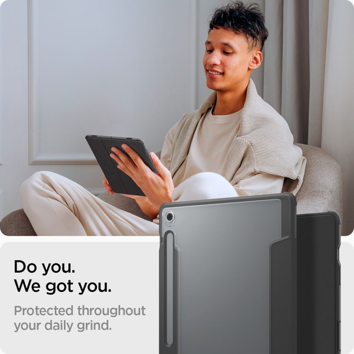 SPIGEN ULTRA HYBRID "PRO" GALAXY TAB S10 FE+ PLUS 13.1 X620 / X626B NEGRO