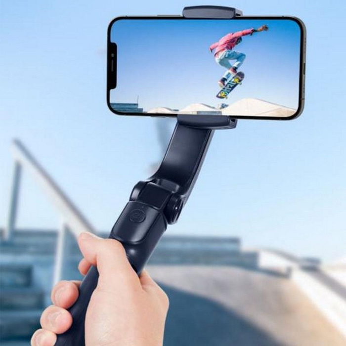 STOJAN SPIGEN S610W GIMBAL BEZDRÁTOVÁ SELFIE TYČ ČERNÁ