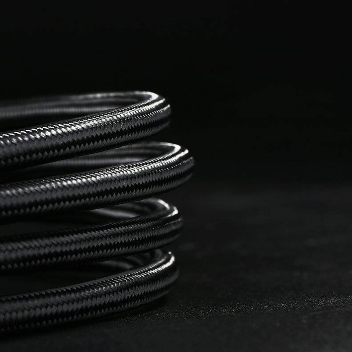 Ugreen silný kabel HDMI 2.0 nylonový opletený kabel 4K 60 Hz 3D 18 Gbps HDR ARC Ethernet (HEC) 48 bit 1,5 m černý (HD118 40409)