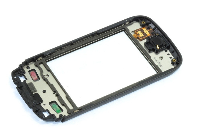 NOKIA C2-02 Touch Front Original Grad C Schwarz