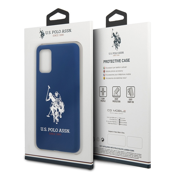 US POLO Case Samsung Galaxy S20 Plus Silicone Navy Collection Case