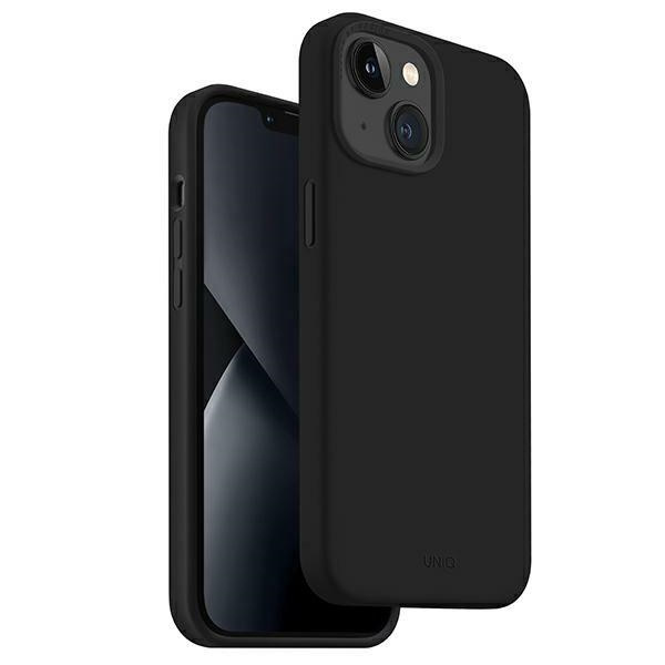 UNIQ hülle Lino iPhone 14 Plus 6,7" schwarz/mitternachtsschwarz