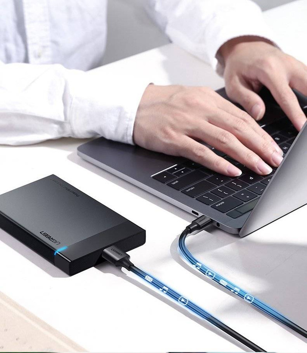 Ugreen kabel USB Type C - micro USB Type B SuperSpeed 3.0 kabel 1m černý (US312 20103)