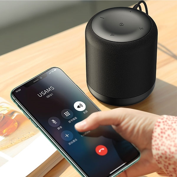 Enceinte USAMS Bluetooth 5.0 Moyi Series US-YX005 Noir