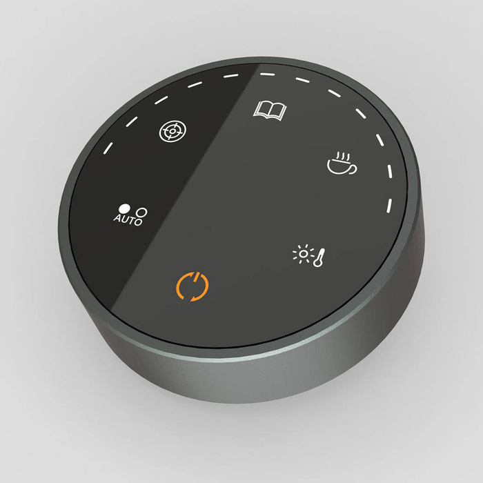 Kancelářské bezdrátové LED světlo Choetech Elesense černé (E1129)