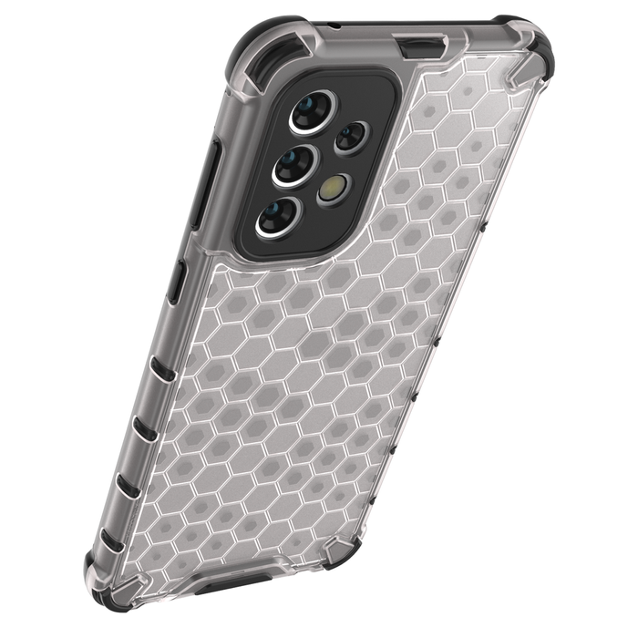 Honeycomb coque housse blindée avec cadre en gel Samsung Galaxy A33 5G noir