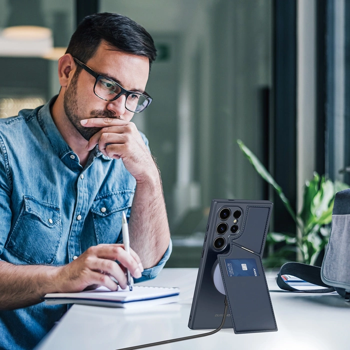 Dux Ducis Rafi ll Mag Hülle für Samsung Galaxy S24 Ultra - blau