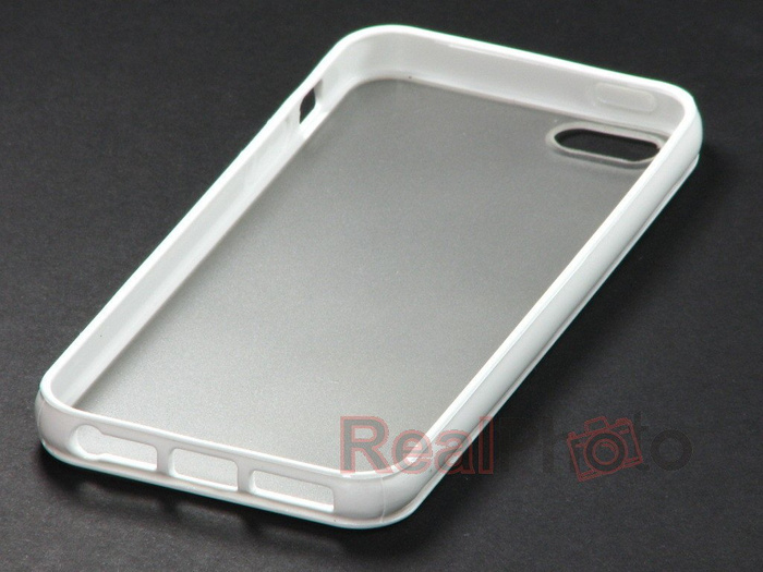 Case iPhone 5 5S SE WHITE Transparent