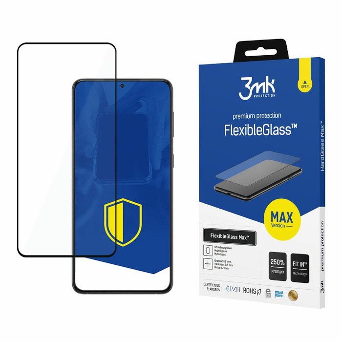 3MK FlexibleGlass Max Sam S906 S22 Plus černá / černá