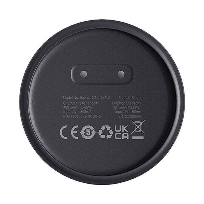 Inteligentna słuchawka bezprzewodowa Baseus CM10 (czarny)