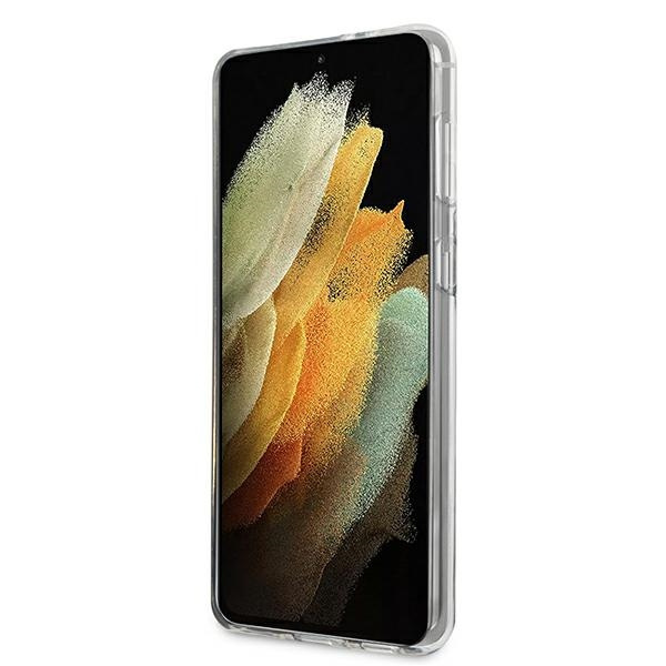 US POLO Samsung Galaxy S21 G991 Glänzend Großes Logo USHCS21STPUHRBK Schwarzes Hülle