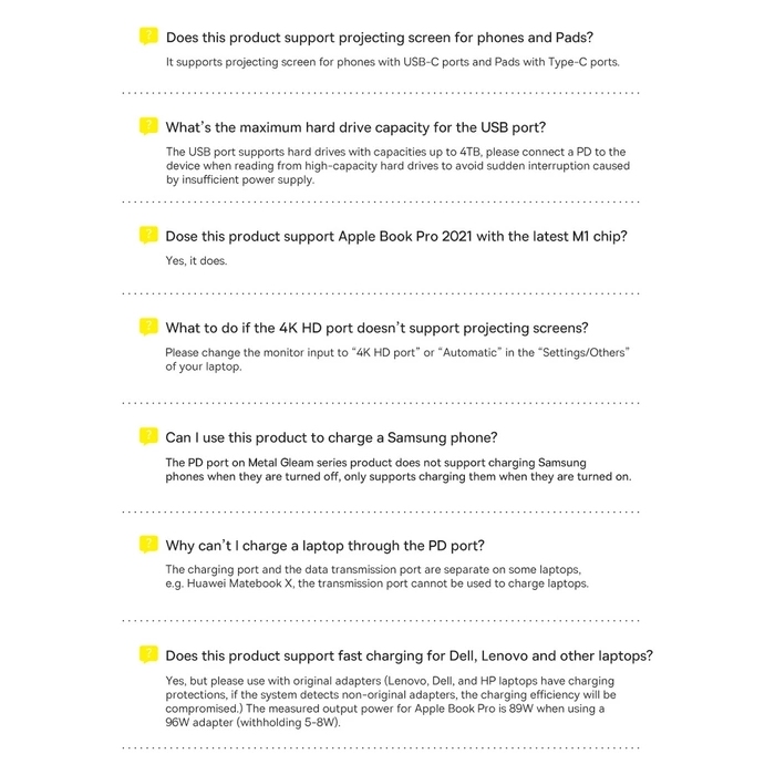[RETURNED ITEM] Dokovací stanice 8-v-1 USB typu C HUB Baseus Metal Gleam Series – 2 x HDMI / 3 x USB 3.2 Gen. 1 / 1 x napájení / 1 x čtečka karet SD / 1 x čtečka karet TF šedá (WKWG050113)