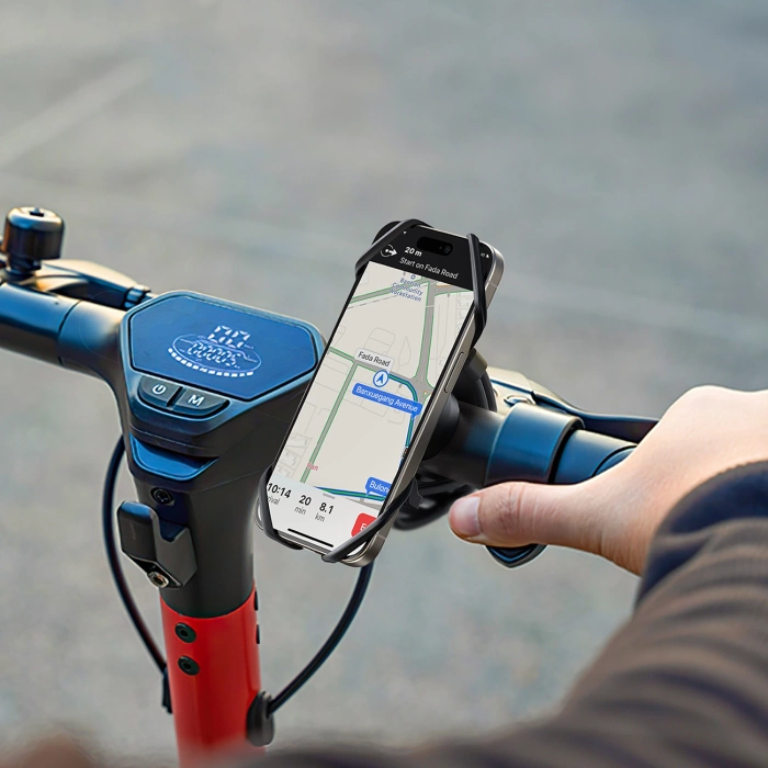 Joyroom JR-ZS382 Motorradklemme Fahrradhalter – Schwarz