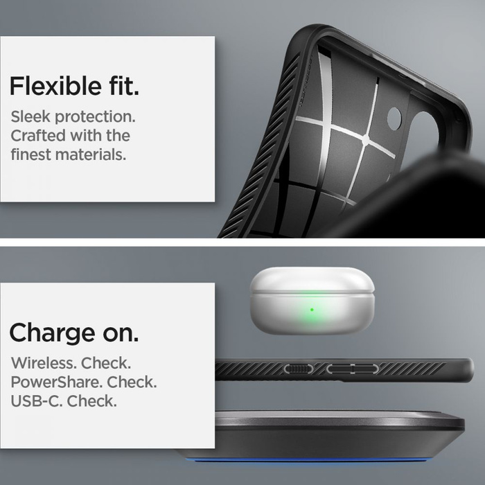 Spigen Liquid Air S22 PLUS Cover MATTE Nero Case