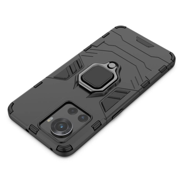 Kryt hybridního pouzdra Ring Armor armored + magnetický držák pro OnePlus Ace černý