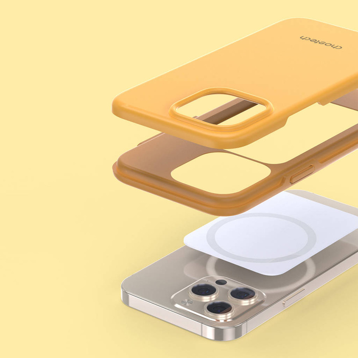 Choetech MFM Anti-drop Made For MagSafe pro iPhone 13 Pro oranžové (PC0113-MFM-YE)