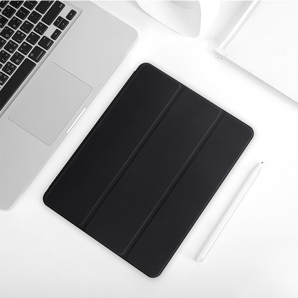 USAMS Pouzdro Winto iPad Pro 12,9" 2020 černý Smart Cover
