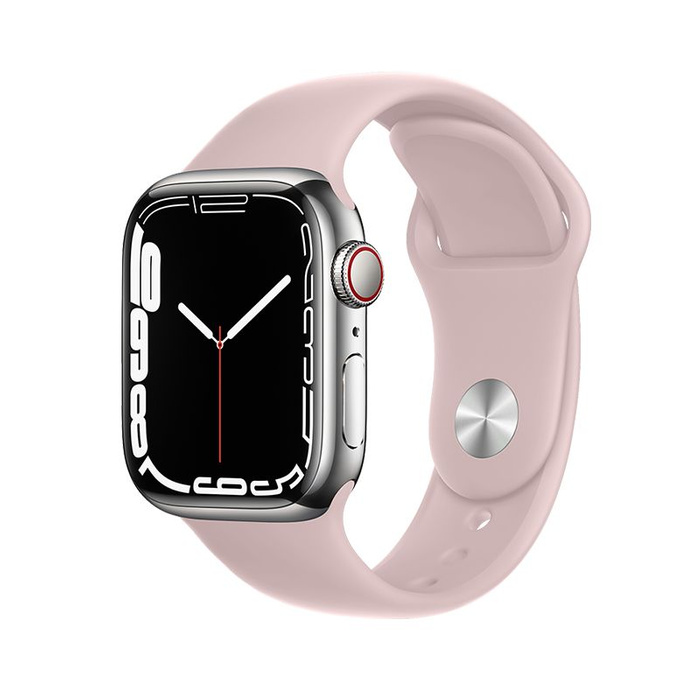 Pasek do Apple Watch Forcell F-Design FA01 dziurki silikon 42 / 44 / 45 / 49 mm piaskowy